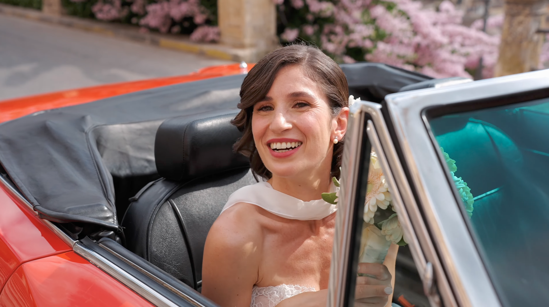 Fermo immagine dal video del matrimonio di Carmelo e Noemi